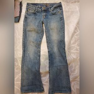 Vintage American Eagle Hipster Jeans.   Size 4 Short.